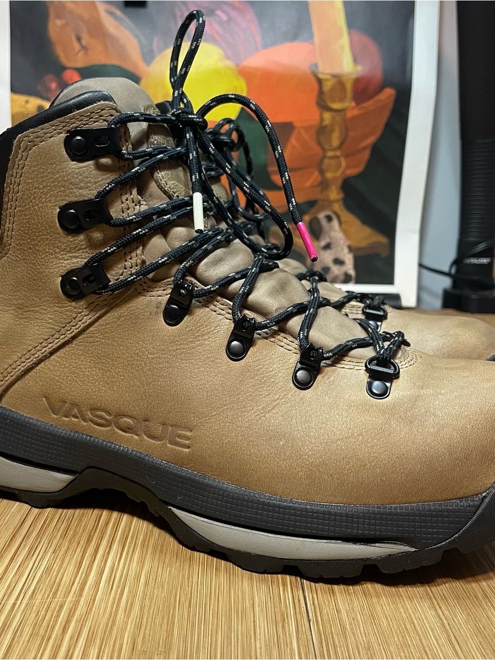 Vasque Women's St. Elias FG GTX Waterproof Hiking Boots - Tan Leather(US 9.5/41)
